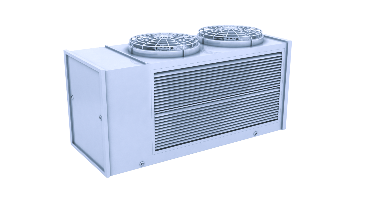 冷凍冷蔵プラントで使用されるコンデンサーユニット向けのファン